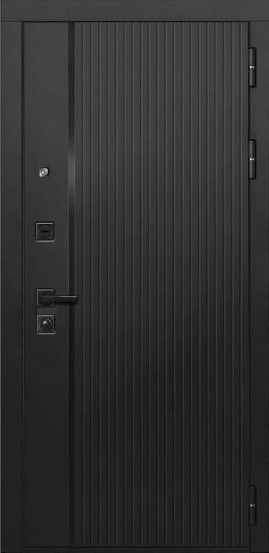 Входная дверь ДвериПРО Л-45 ФЛ-701 (10мм, Дуб шоколад) DPRO227721 внешняя сторона